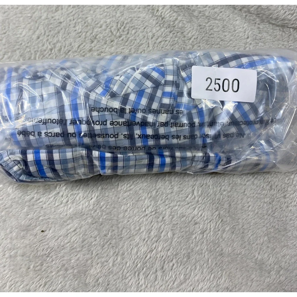 The North Face‎ Shirt Mens Small Blue Plaid Mesh Lined Fishing Outdoor Button Up